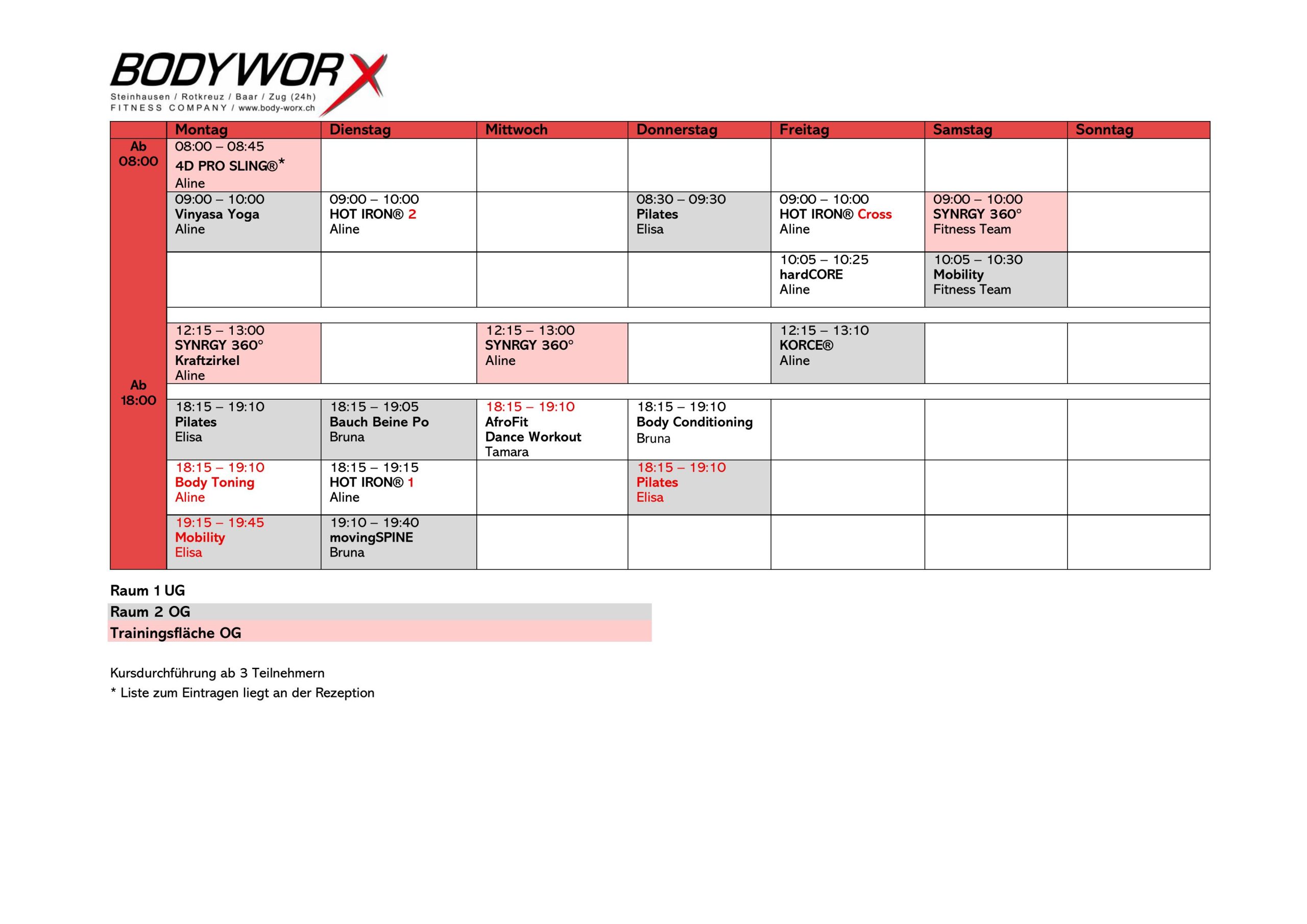 Kursplan ab 01.10.26 -bilder-1 Kursplan | BodyWorx